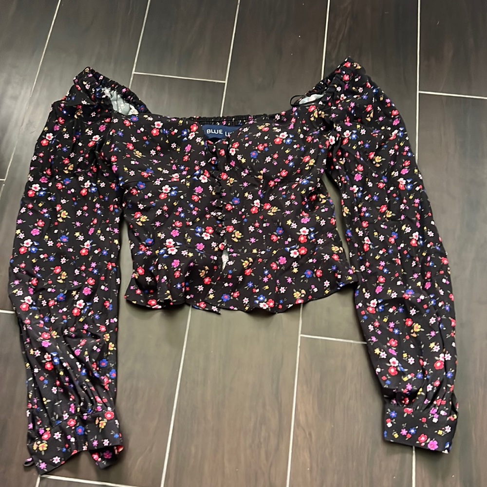 Floral Blue Life shirt
